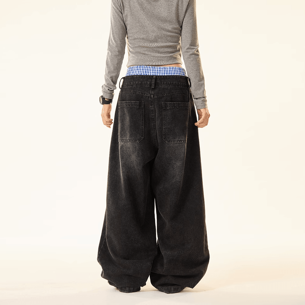 DOUBLE WAIST JEANS - CHEAT DEATH